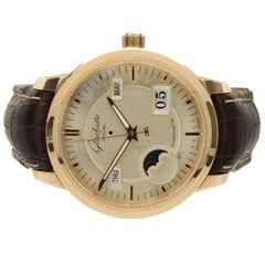 Glashutte 18 Karat Yellow Gold Senator Perpetual Calendar