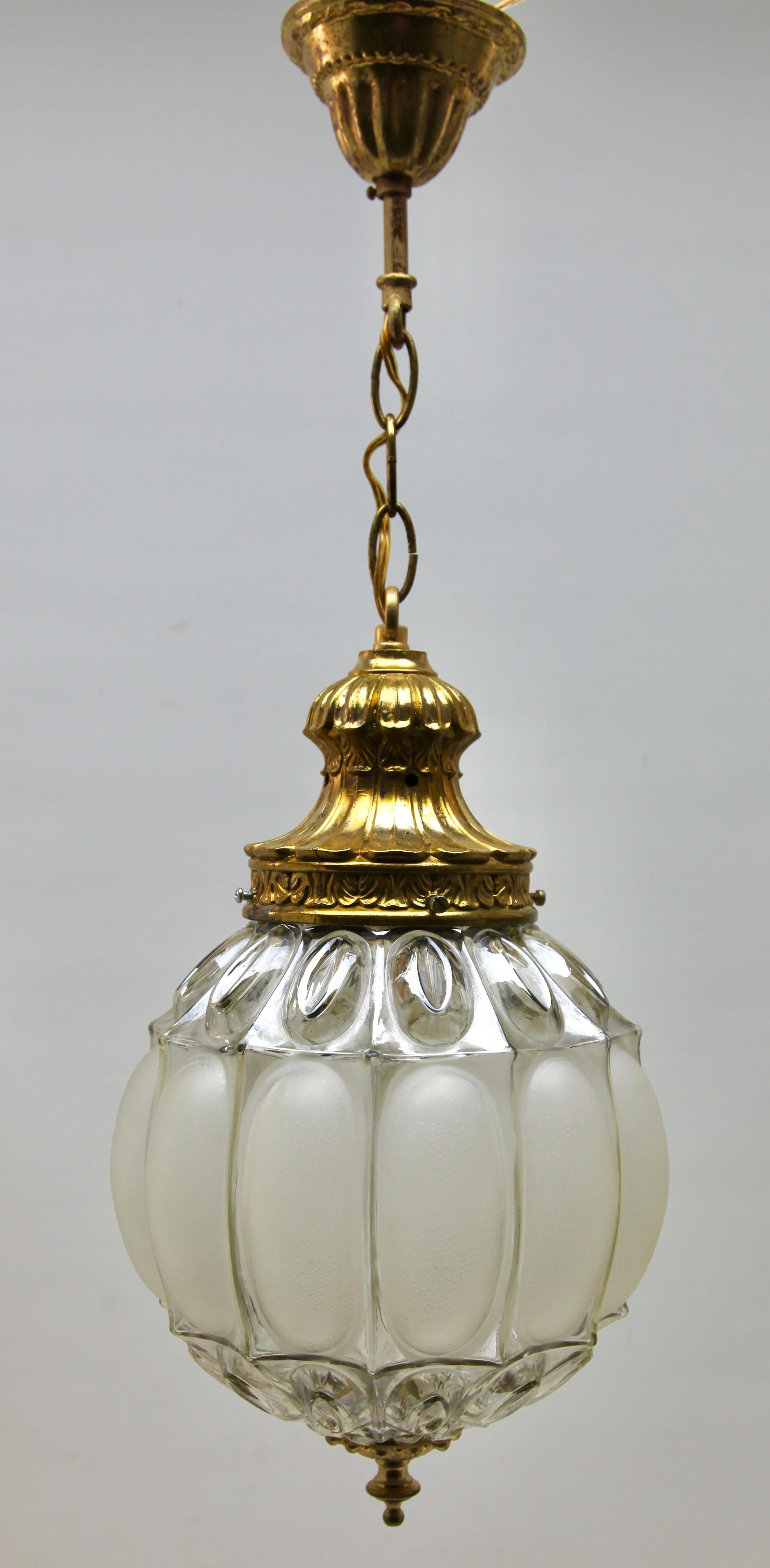 Glashütte Limburg Bubble Pendant Lamp, Germany, 1960s 2