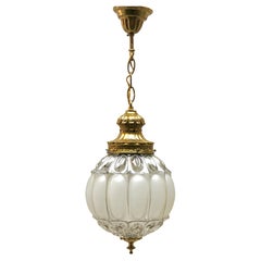 Glashütte Limburg Bubble Pendant Lamp, Germany, 1960s