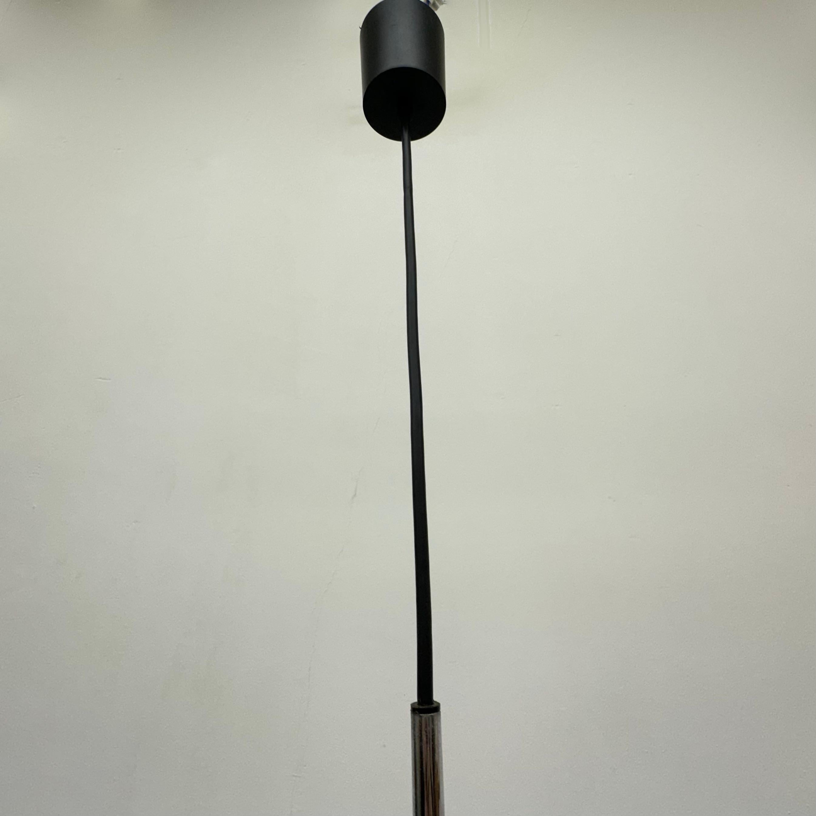 Glashütte Limburg hanging lamp , 1970’s For Sale 3