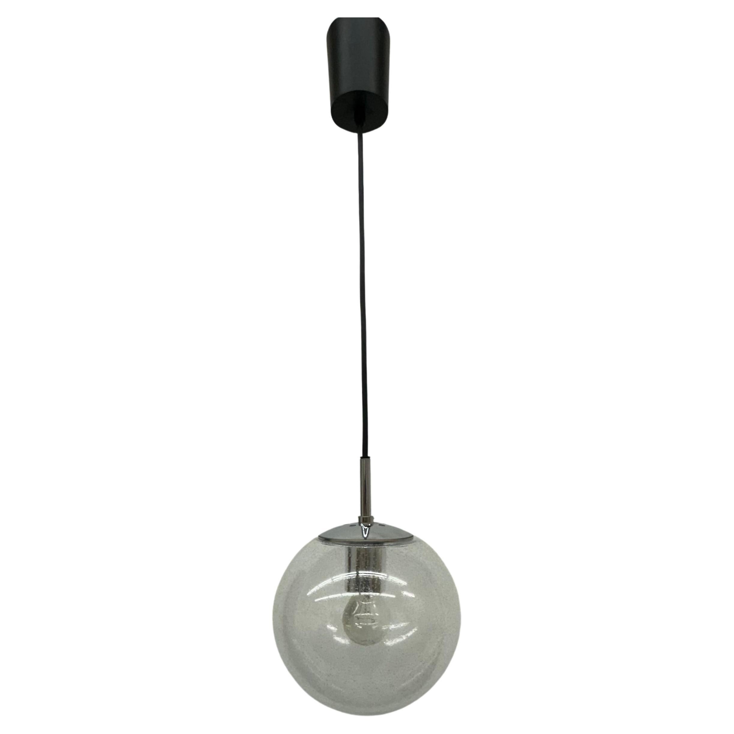 Glashütte Limburg hanging lamp , 1970’s