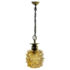 Glashütte Limburg Helena Tyrell Bubble Pendant, Allemagne, années 1960