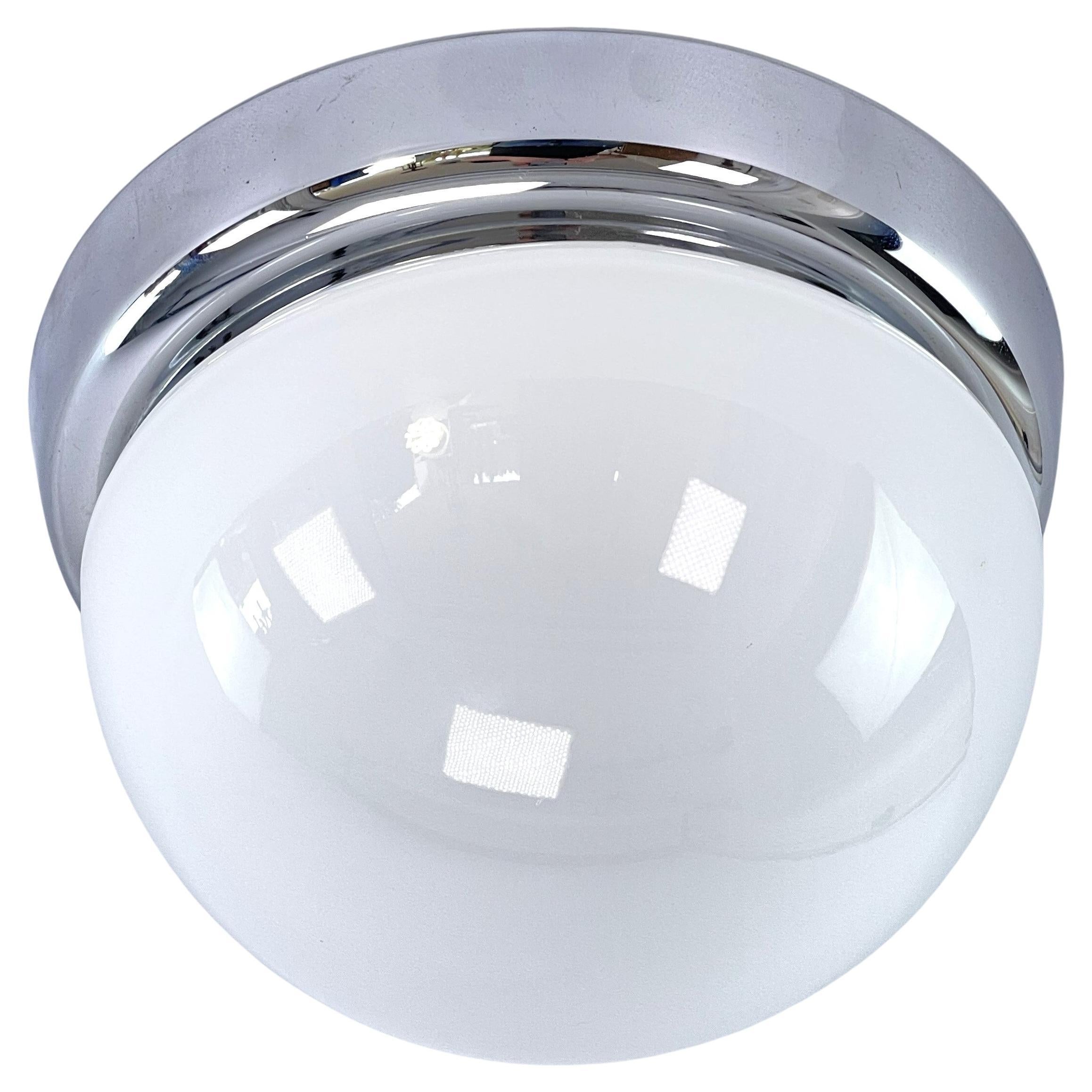 Glashütte Limburg Lampe de plafond Plafoniere, Allemagne, années 1970