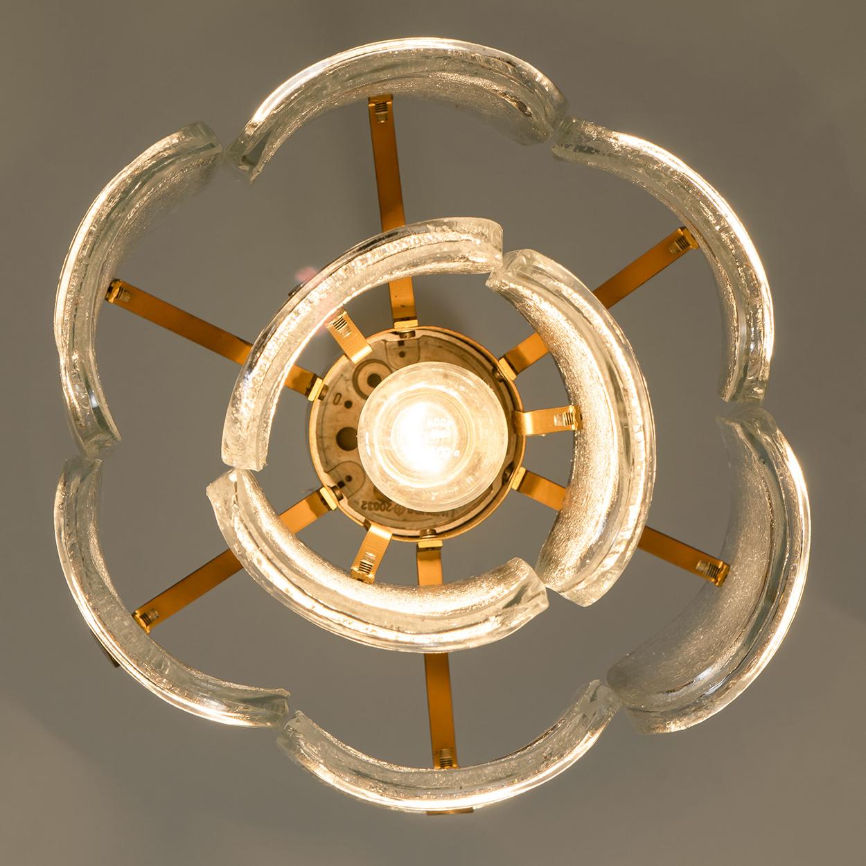 Glashütte Limburg Pendant Lamp, 1979 For Sale 5