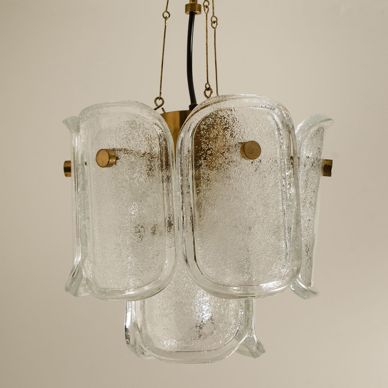 Lampada a sospensione Glashütte Limburg, 1979 in vendita 13
