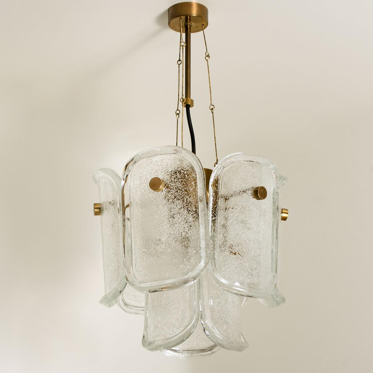 Mid-Century moderno Lampada a sospensione Glashütte Limburg, 1979 in vendita