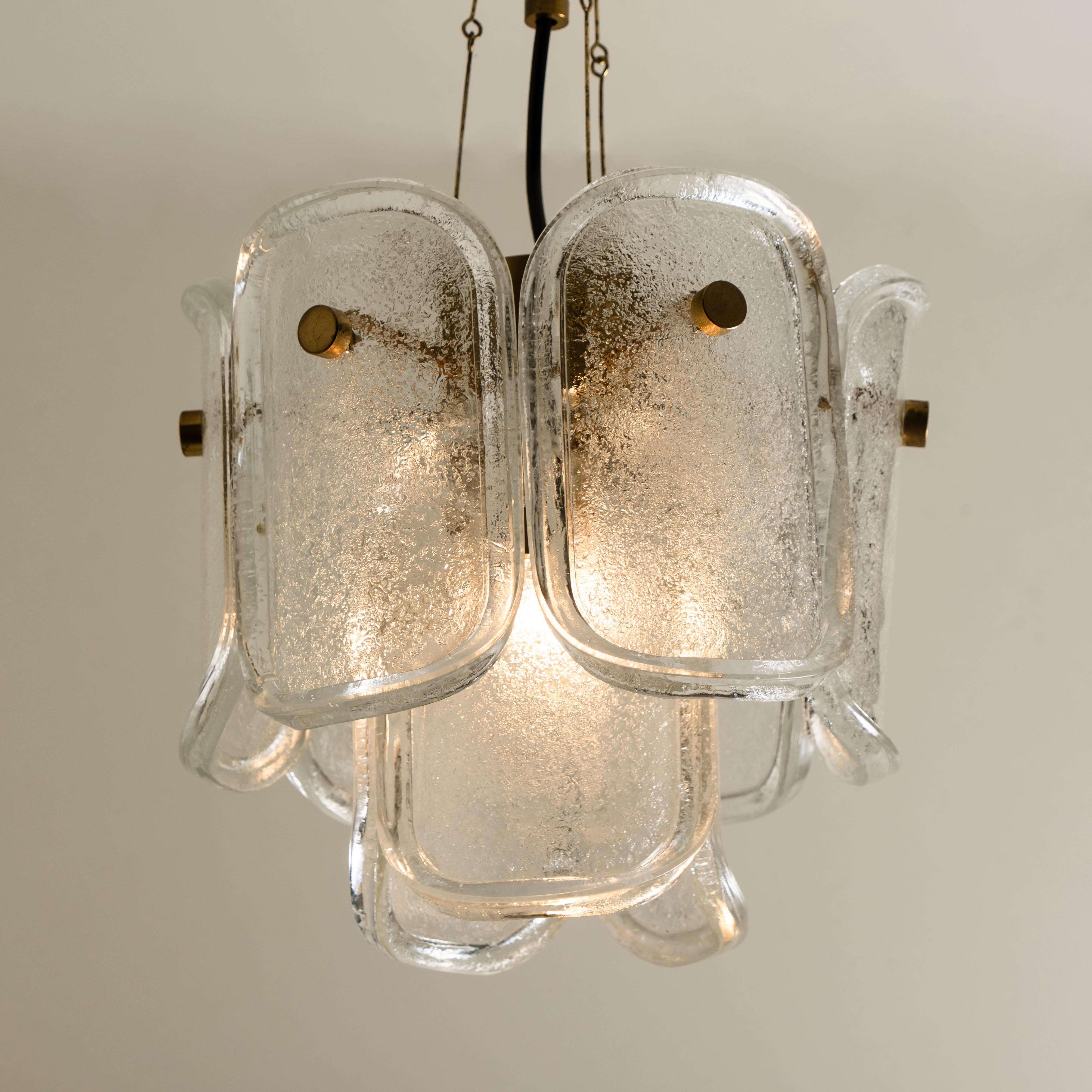 Tedesco Lampada a sospensione Glashütte Limburg, 1979 in vendita