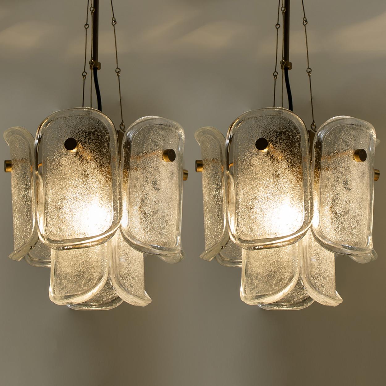 Lampada a sospensione Glashütte Limburg, 1979 In condizioni buone in vendita a Rijssen, NL