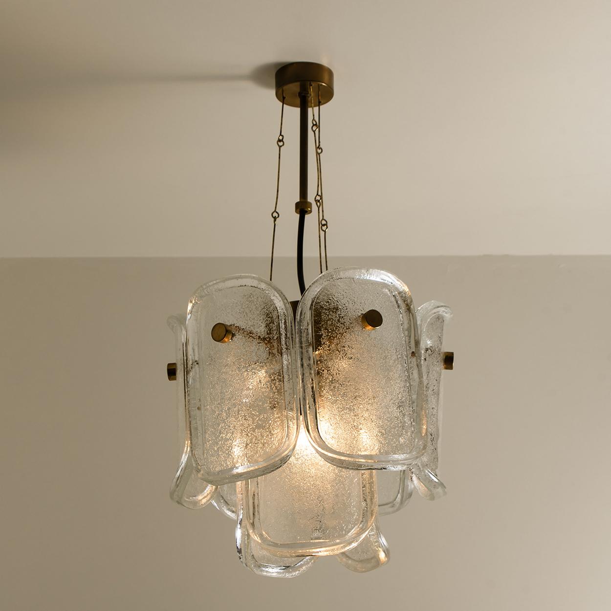Glashütte Limburg Pendant Lamp, 1979 For Sale 2