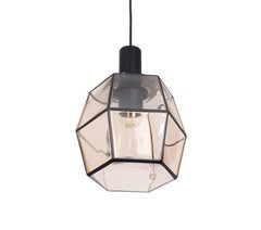Glashütte Limburg pendant lamp Germany 1960s