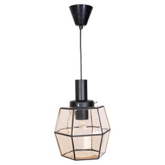 Glashütte Limburg pendant lamp Germany 1960s