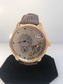 Glashutte Original PanoMaticInverse Rose Gold Automatic Watch 19102010530