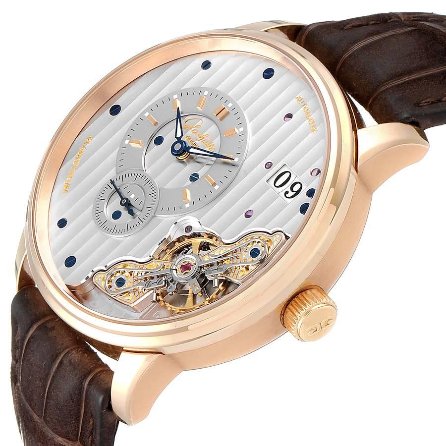 Original PanoMaticInverse Roségold Herrenuhr 1-91-02-01-05-30 von Huthutte im Angebot 2