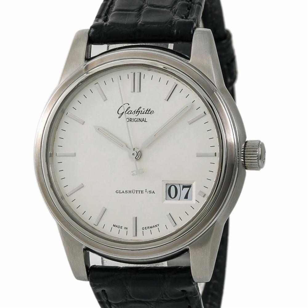 Glashutte Original Senator 38-42-04-22-04, Black Dial, Certified For Sale 1