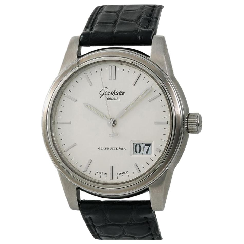 Glashutte Original Senator 38-42-04-22-04 Men's Automatic Watch SS For Sale