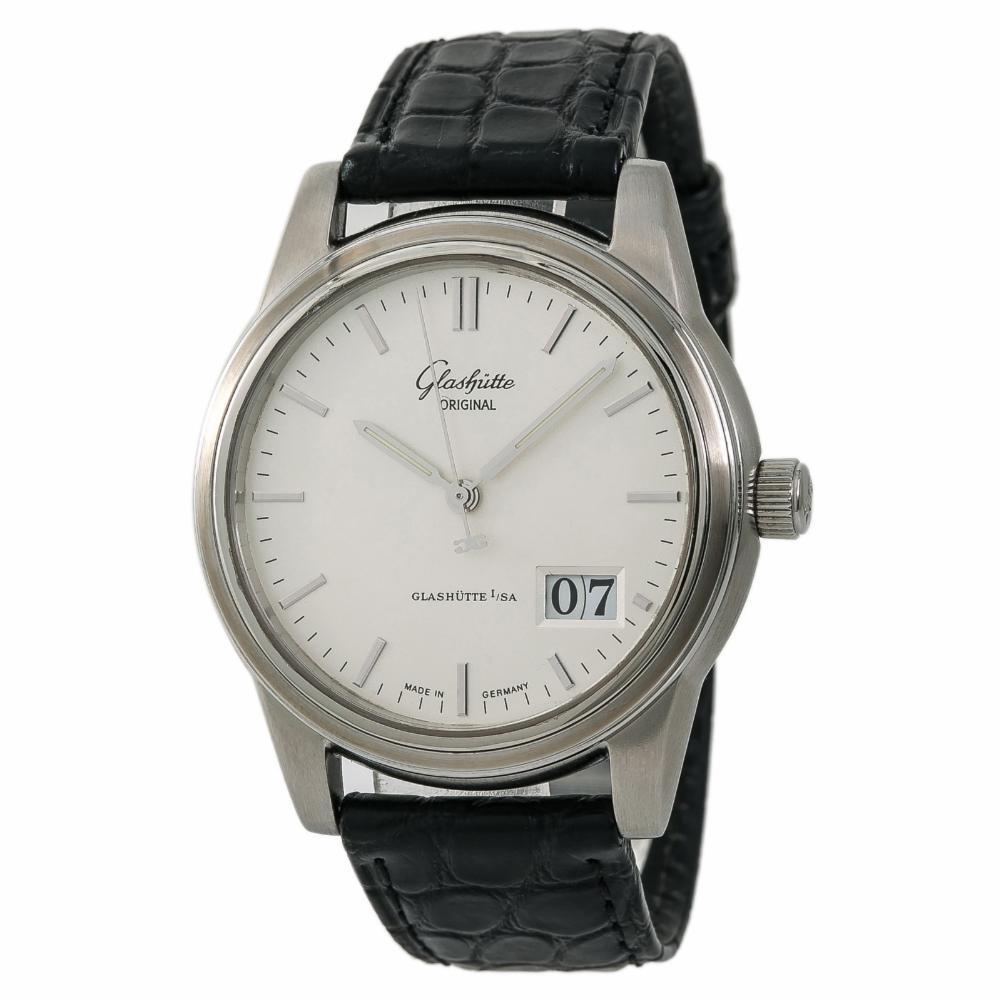 Glashutte Original Senator 38-42-04-22-04 Men’s Automatic Watch SS For Sale