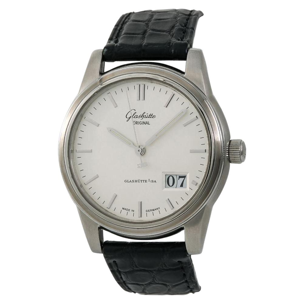 Glashutte Original Senator 38-42-04-22-04, Silver Dial, Certified For Sale
