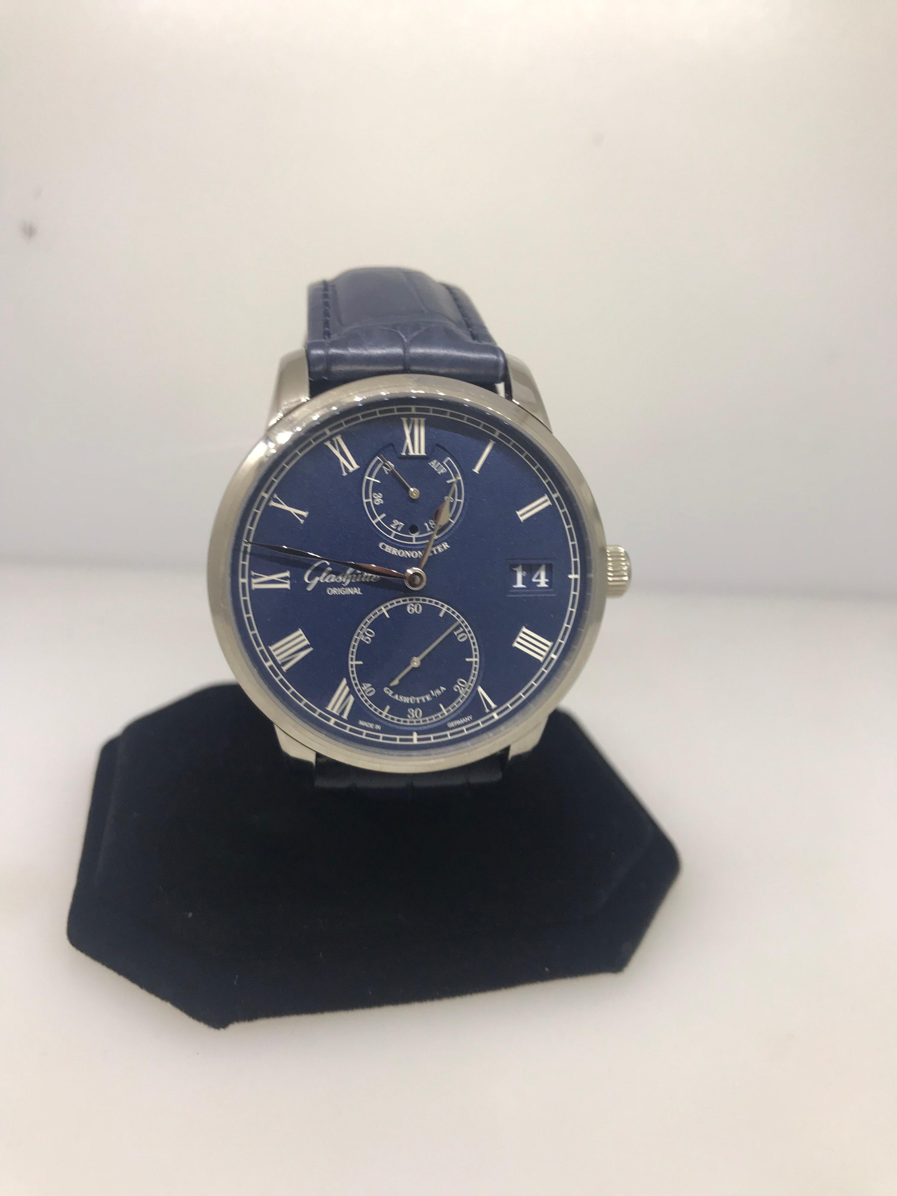 Glashutte Original Senator Chronometer Men's Watch 1-58-01-05-34-30 For Sale 1