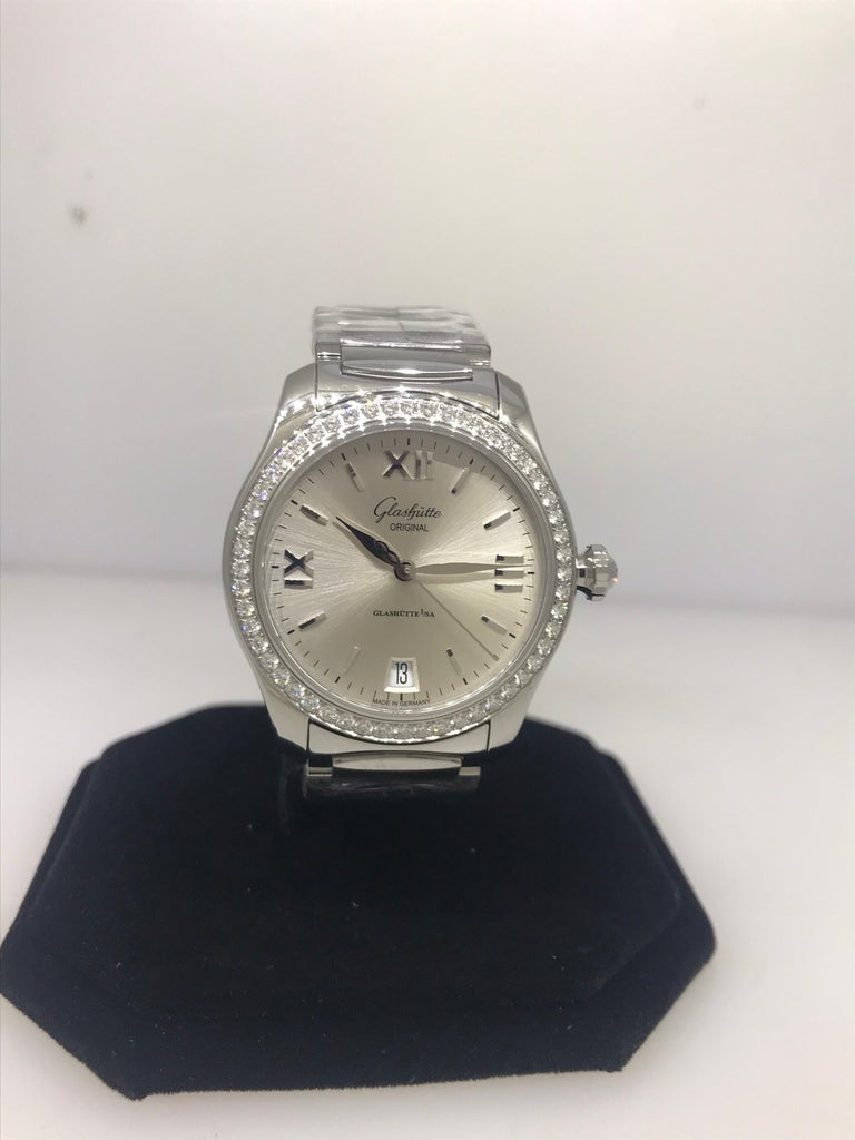 Glashutte Original Serenade Diamond Automatic Ladies Bracelet Watch ...
