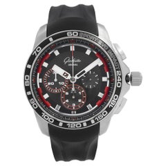 Glashutte Original Sport Evolution Quadrante Nero Orologio Automatico Uomo 39-31-73-73-04