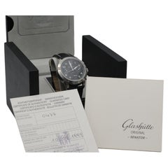 Glashütte Senator Navigator Chronograph GUB 39-32 - Stahl, Box & Papiere