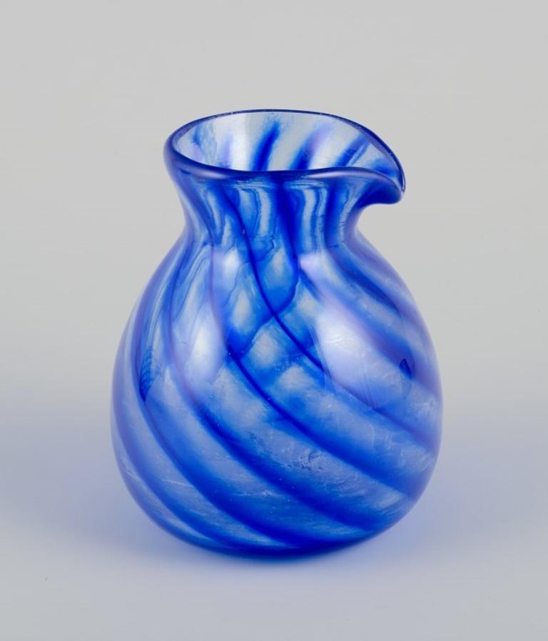 Glashytten, Nykøbing Sjælland, Dänemark. Schale, Vase und Krug aus Kunstglas. (Dänisch) im Angebot