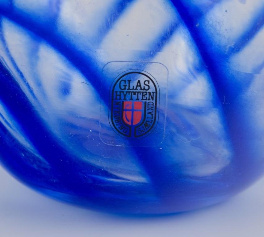 Glashytten, Nykøbing Sjælland, Dänemark. Schale, Vase und Krug aus Kunstglas. (Glaskunst) im Angebot
