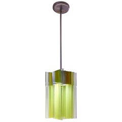 Glass and Aluminium Contemporary LED Light Pendant