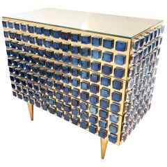 Glass and Brass Chest or Cabinet by Interno 43 for Gaspare Asaro
