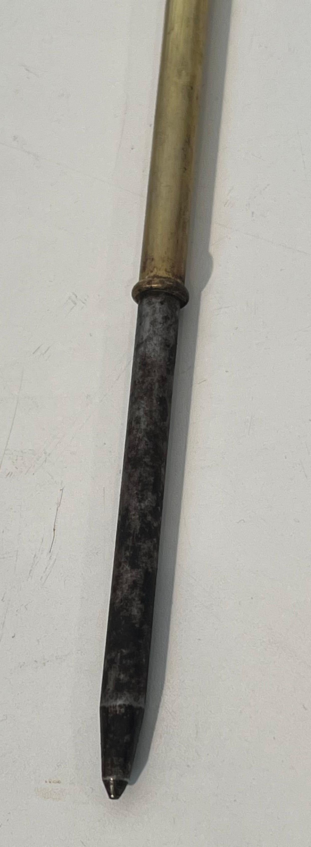 Herramientas para chimeneas de diseño de vidrio y latón en venta 10