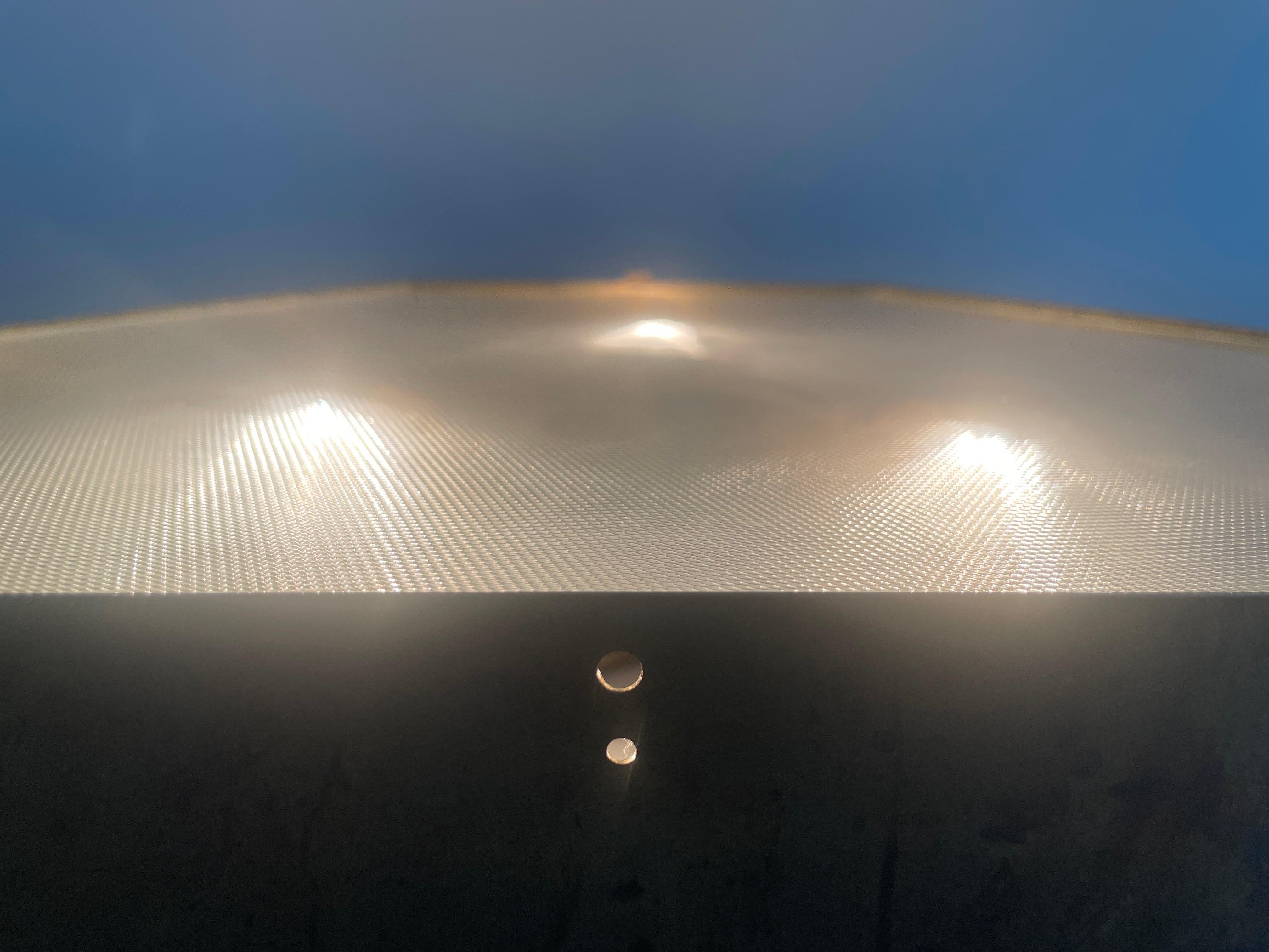 Empotrable de cristal y latón, Al estilo de Gio Ponti - Arredoluce, Años 50, Italia en venta 10