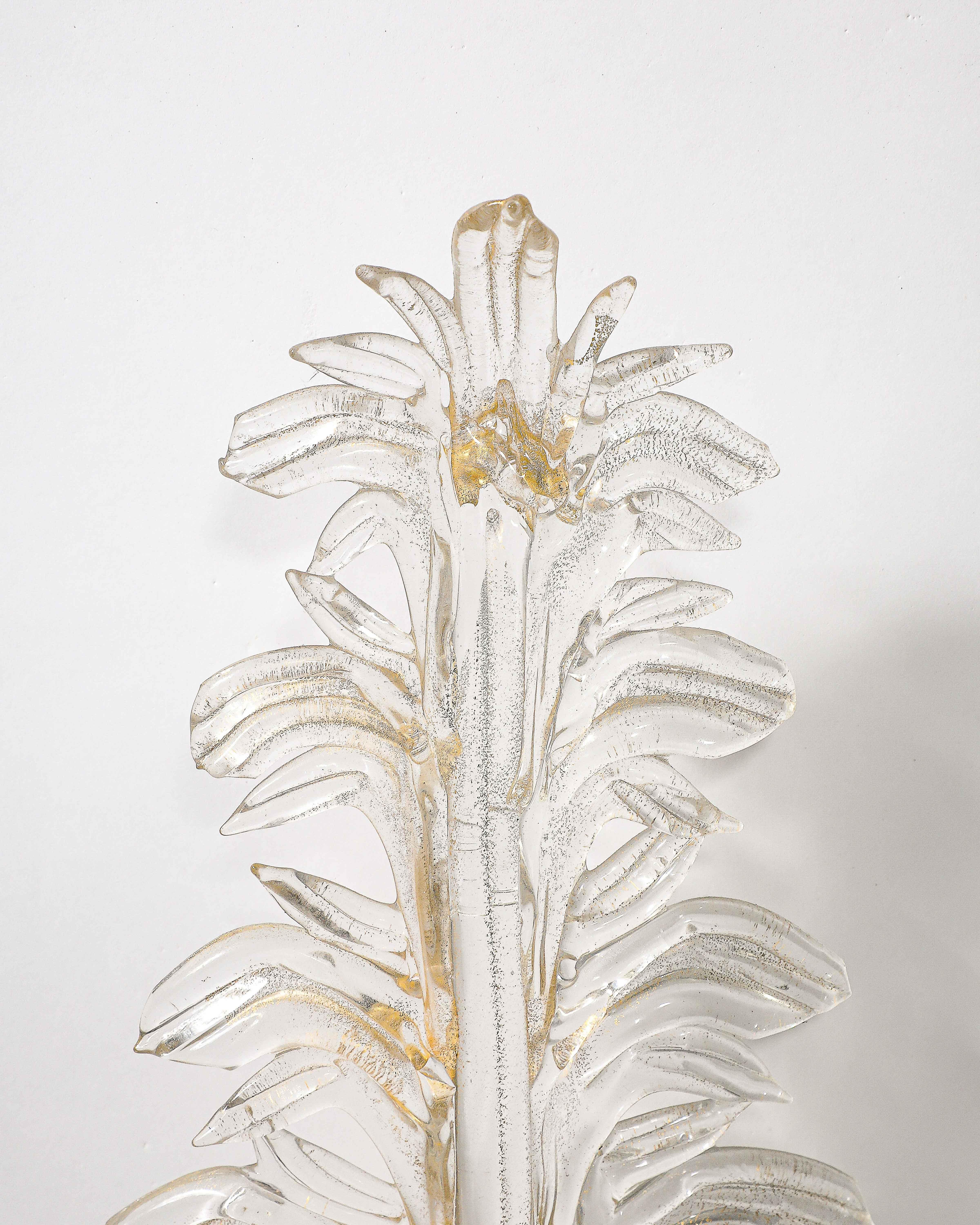 Appliques en verre et en laiton par Seguso de Verti D'Arte, Italie, c.C. 1948 en vente 9