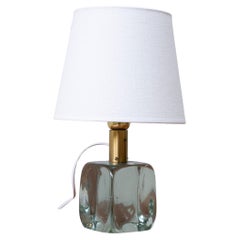 Lampada da tavolo in vetro e ottone 1819 di Josef Frank, Svenskt Tenn, Svezia, anni '30