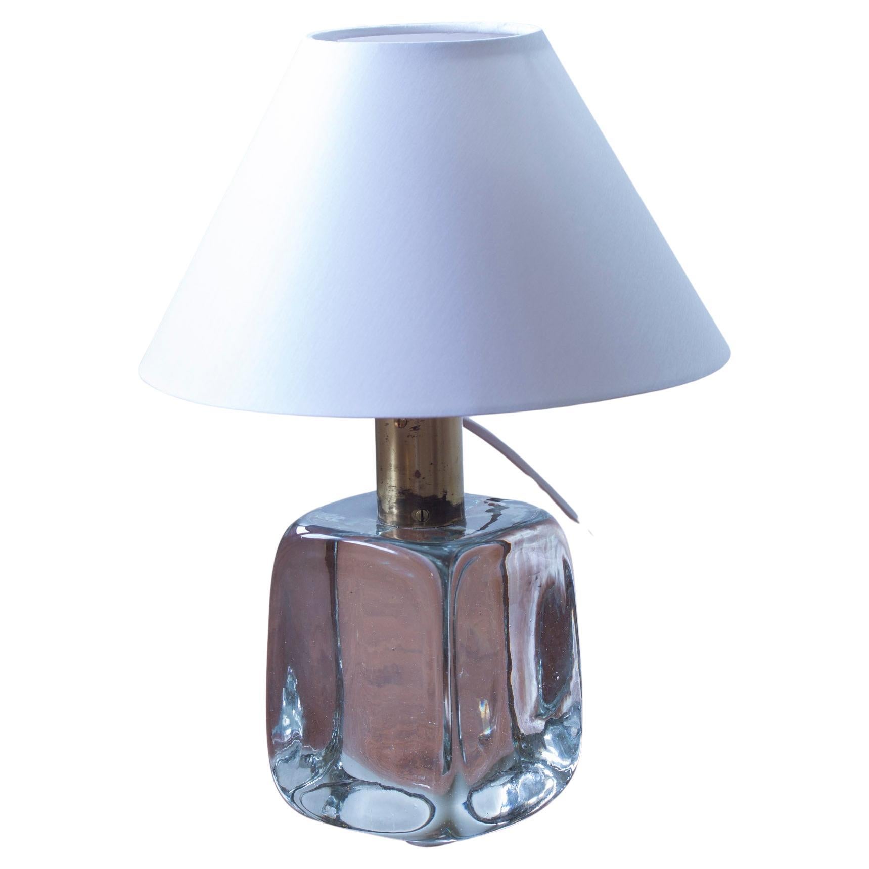 Glass and brass table Lamp 1819 by Josef Frank, Svenskt Tenn, Sweden