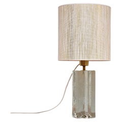 Glass and brass table lamp 'Arkipelago' by Timo Sarpaneva
