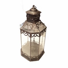 Glass and Metal Turkish Lantern