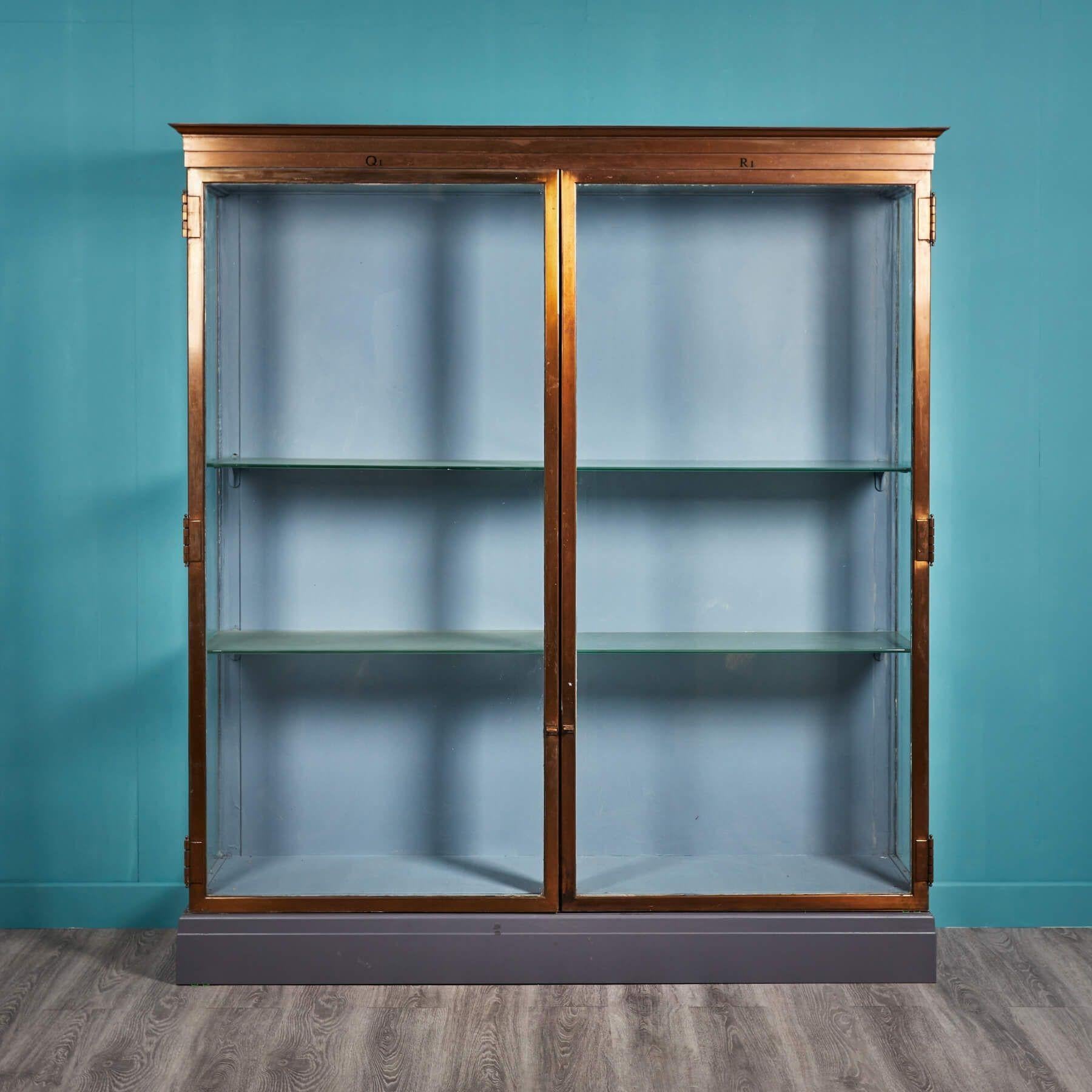 bronze display cabinet