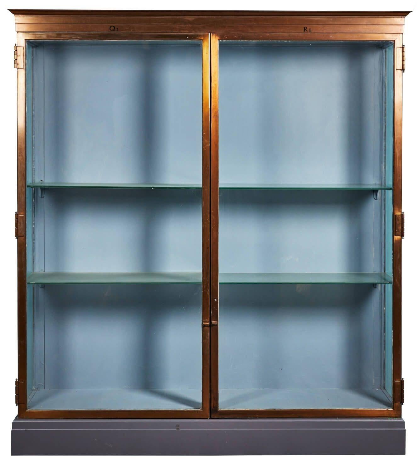 bronze display cabinet