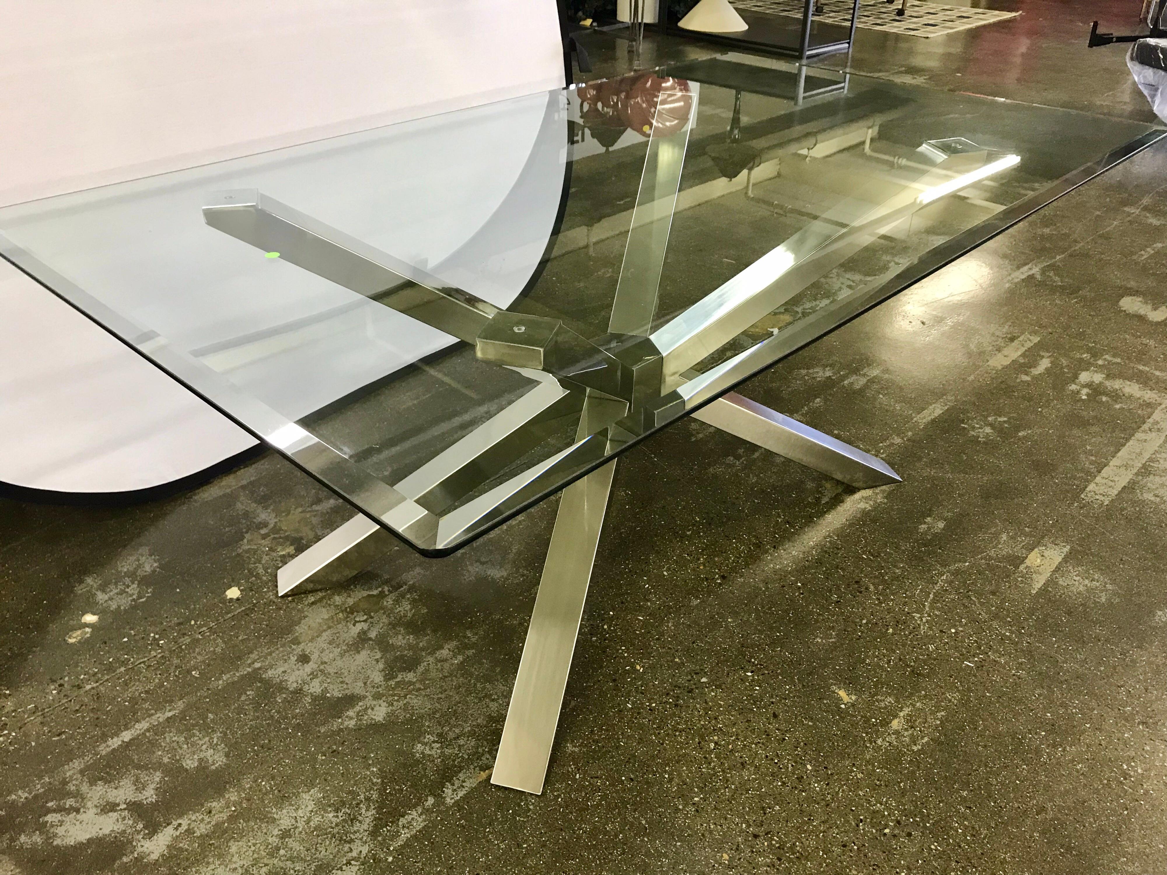 calligaris glass dining table
