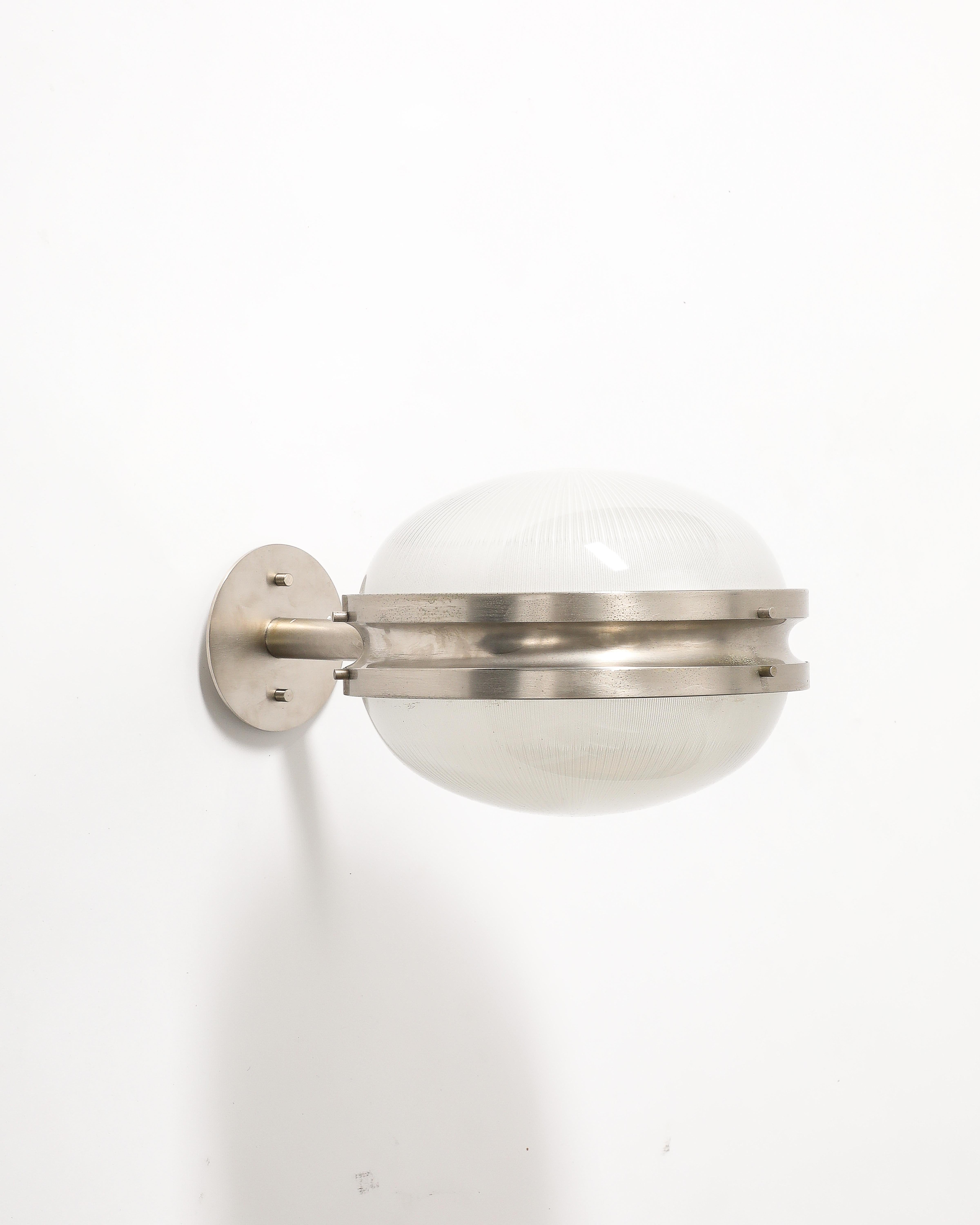 Glass and Chromed Steel 