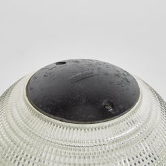 Glass and Iron Street Lamp as Table Lamp