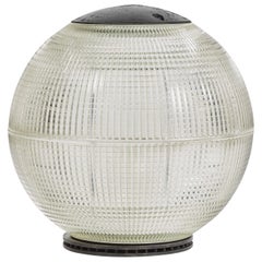 Glass and Iron Street Lamp as Table Lamp