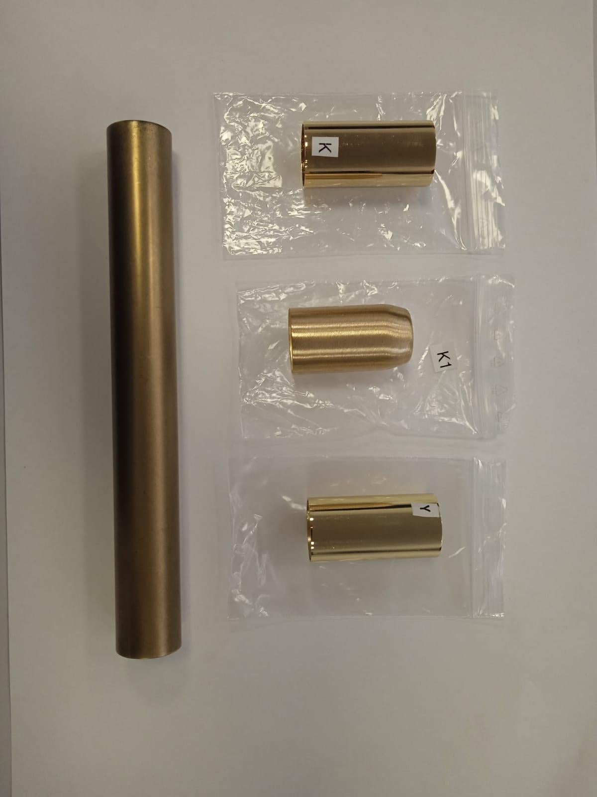 Glas- und Metallproben 1