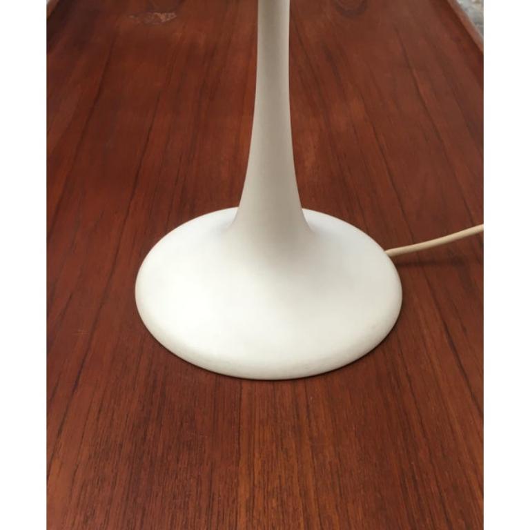 Tischlampe aus glas und metall von E.R. Nele für Temde, 1960er Jahre (Metall) im Angebot