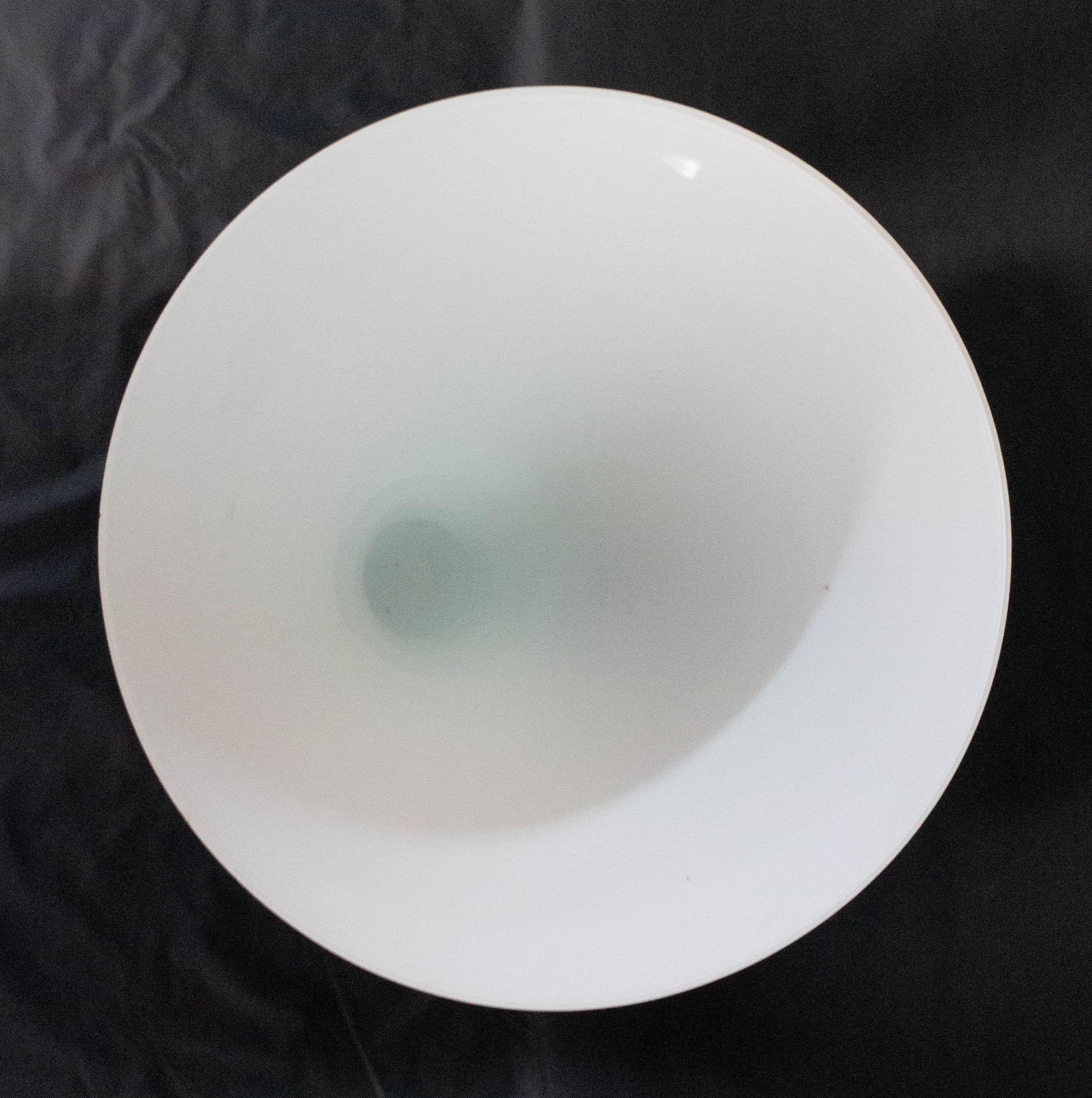 Glass and Opaline Reversible Vase French, 21st Century For Sale 1