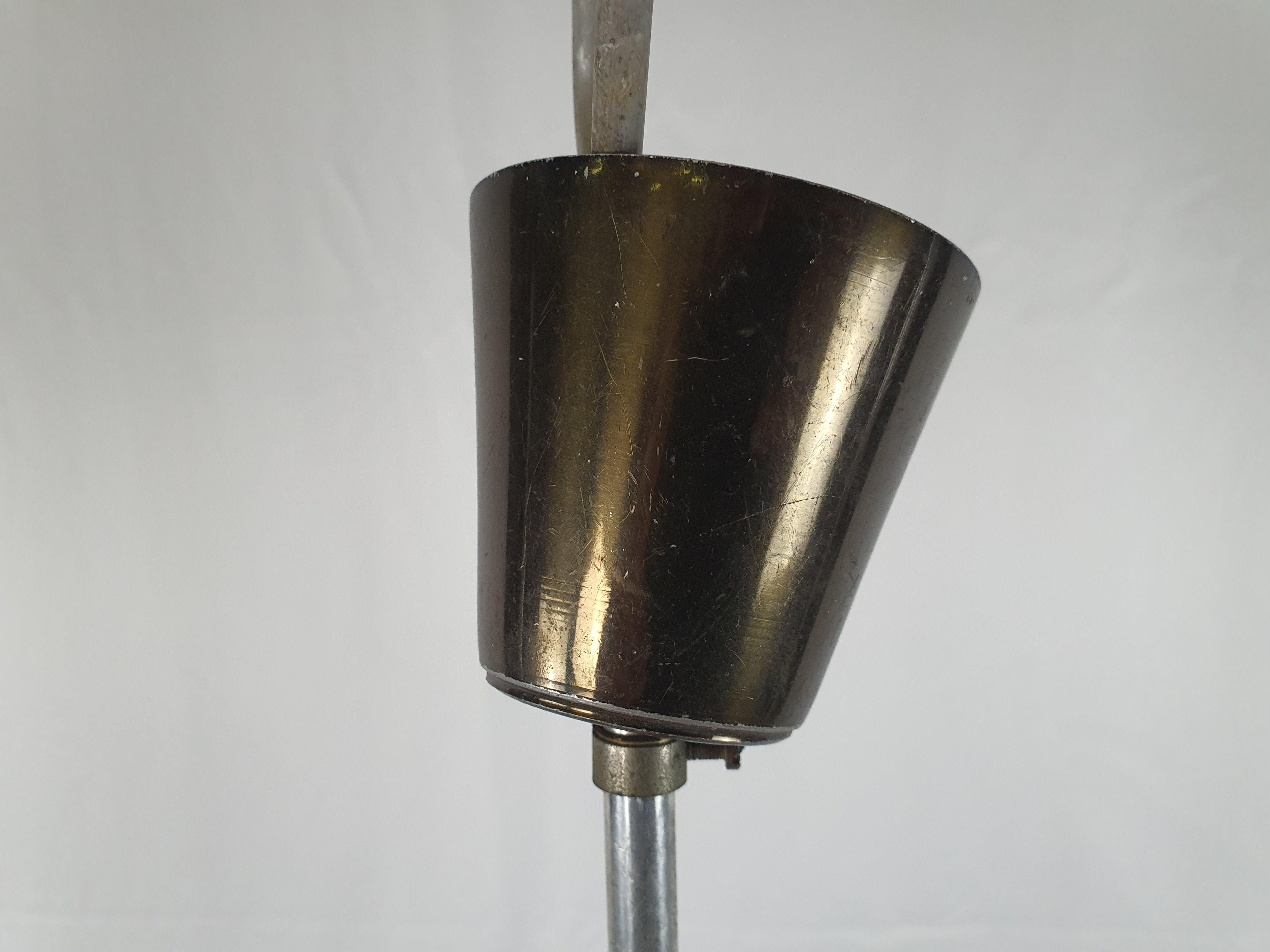 Lampadario in vetro e vetro fumé degli anni '70 in vendita 8