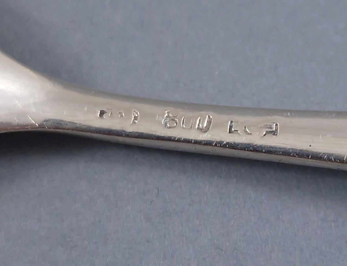 Vaso da miele in vetro e argento sterling in vendita 4