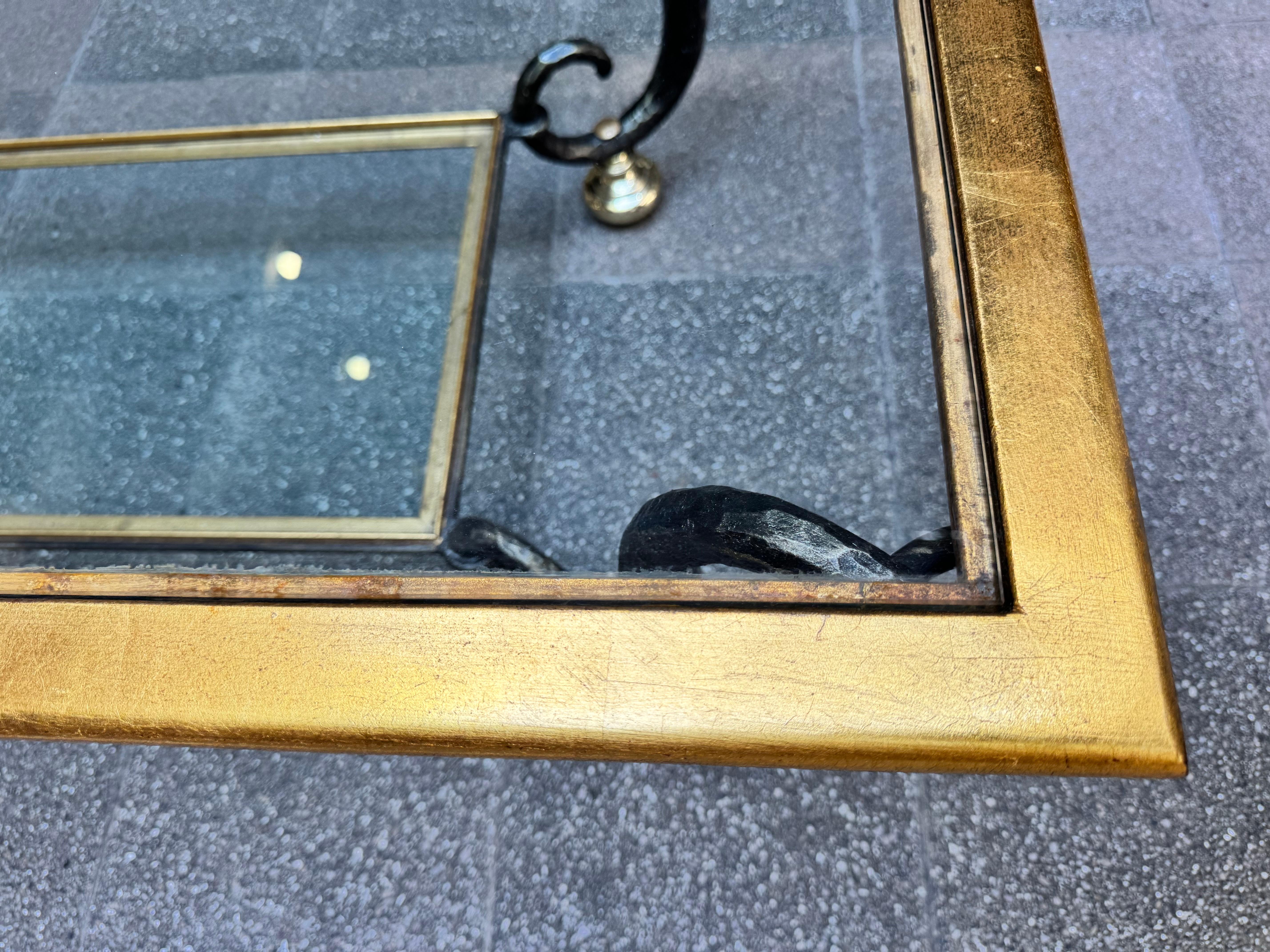 Table basse en verre et fer forgé de Banci Firenze - 1980 Smail Titi 130 X 74 en vente 6