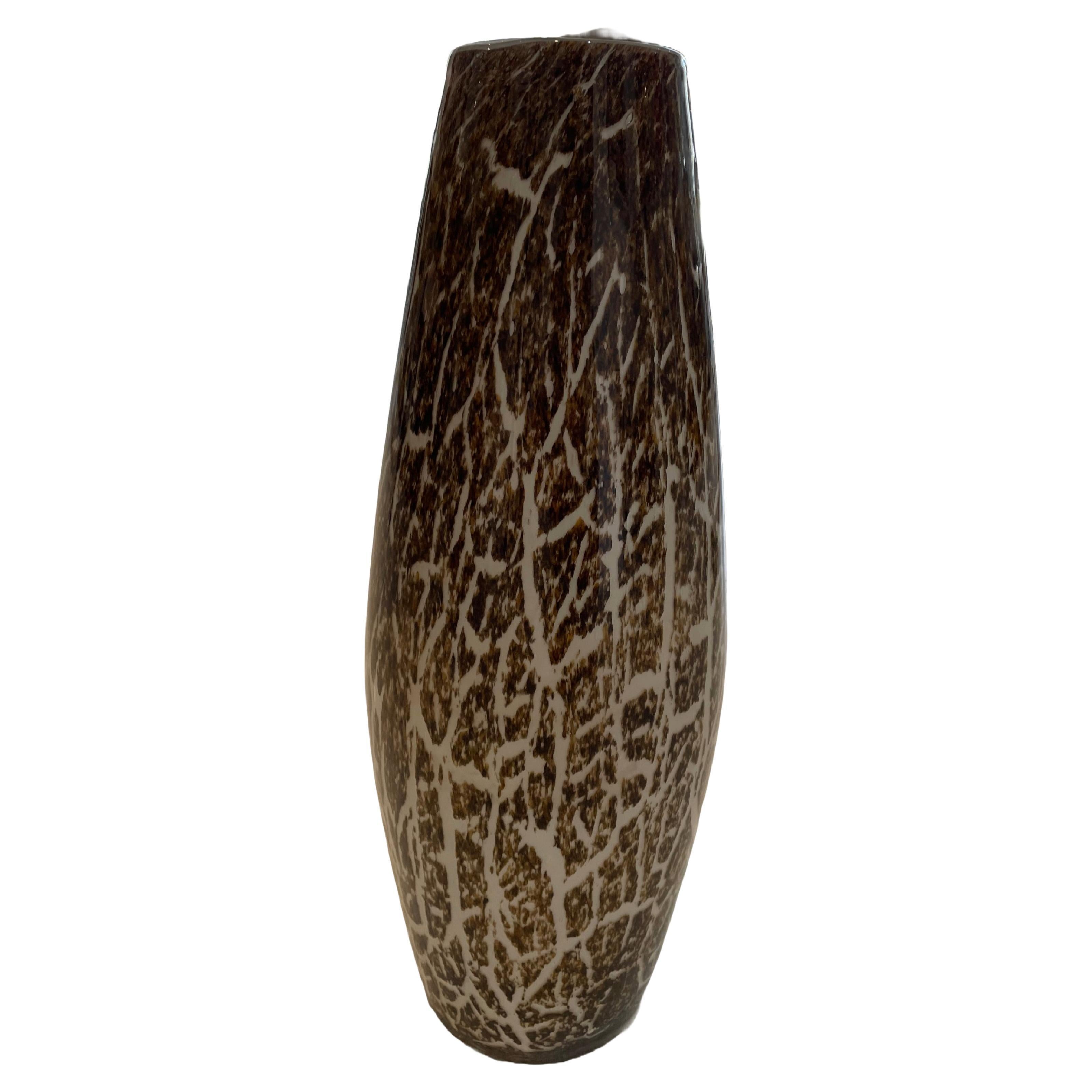 Glass Animal Print Vase