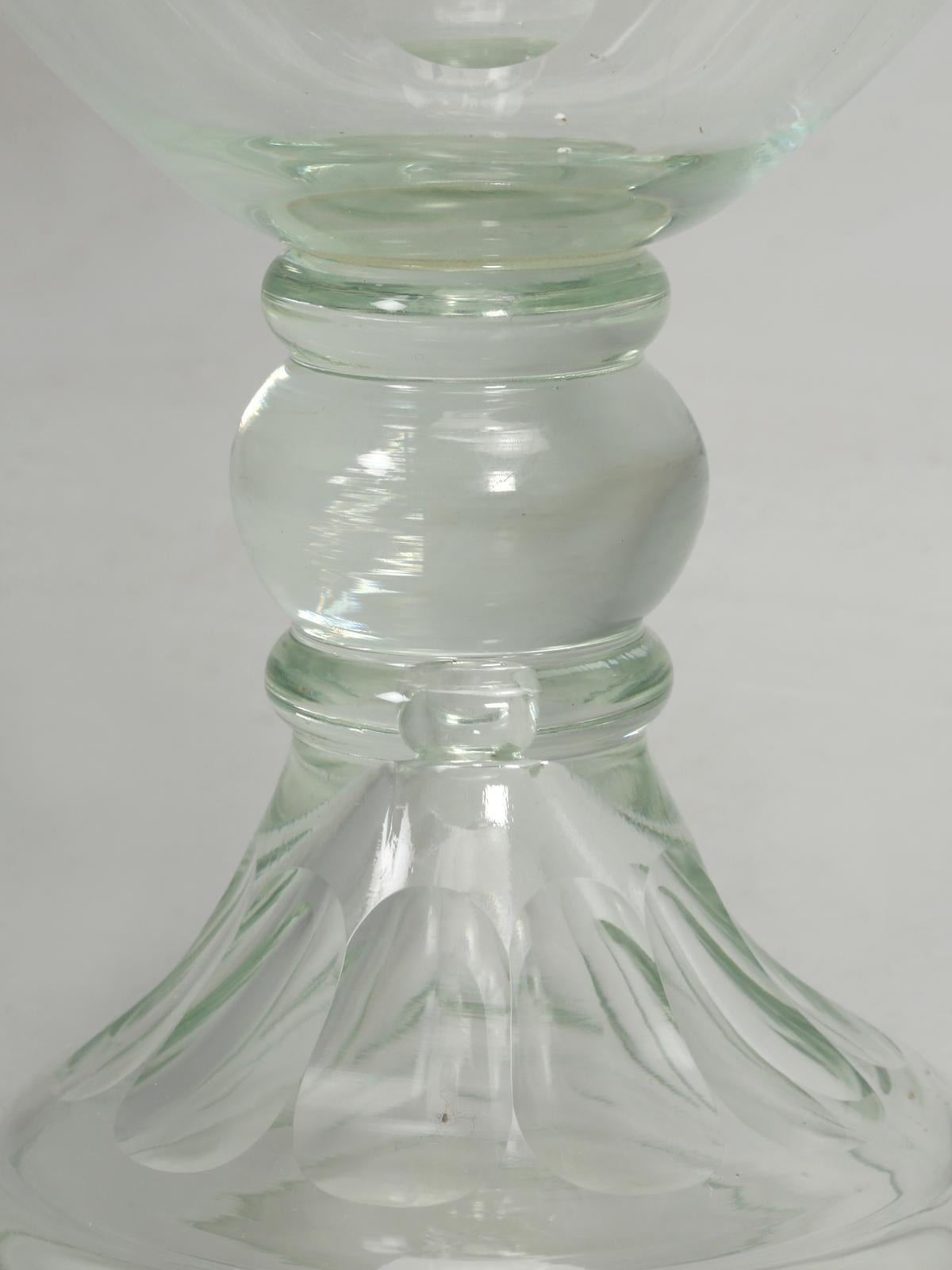 Glass Apothecary Jar with Handcut Details 5